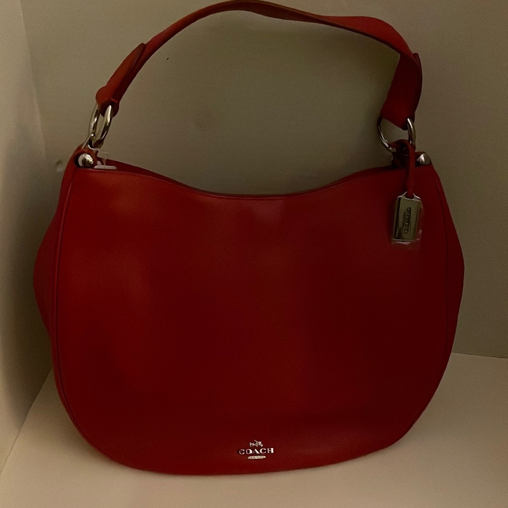 Coach oversized leather bag